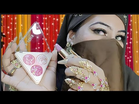 Bestie doing your Indian BRIDAL Makeup ASMR #tingles #asmr #makeupasmr