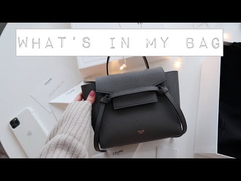 ASMR SUOMI - Mitä On Minun Laukussa? WHAT'S IN MY BAG - Celine Belt bag - ЧТО В МОЕЙ СУМКЕ?