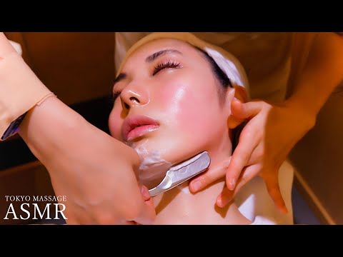 スキンケアASMR | 古い角質・くすみケア！レディースシェービング・フェイシャルマッサージ