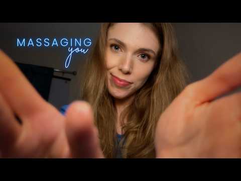 ASMR Oil Face Massage and Whispering You to Sleep | Personal Attention, Face Touching