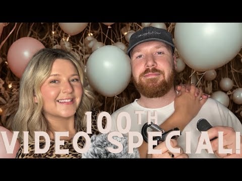 My husband tries ASMR for the first time 😳 | 100th video special!
