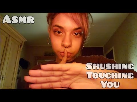 ASMR ◇ Shushing/touching you 💫