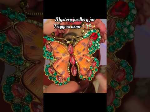 Asmr - Mystery Jwellery jar  triggers 🏺🧚‍♀️✨ #asmrshorts #asmrtriggers #mysteryjewelryjar