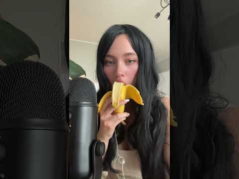 Subscribe ❤️#asmr #mukbang #banana