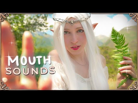 ASMR ¿Me dejas tocar tu CARITA? ❤️ ELFA MOUTH SOUNDS & VISUALES 🌿【Fantasy Personal Attemption】