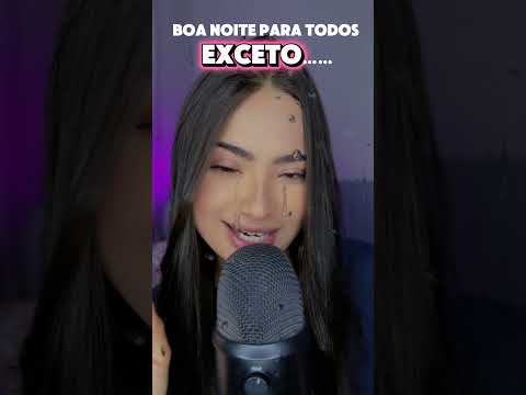E aí recebeu meu boa noite?#asmr