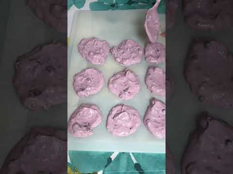 blackberry icecream blobs ✨ #asmr #recipe
