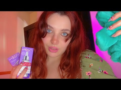 ASMR TE PREPARO PARA DORMIR | SKINCARE 💤