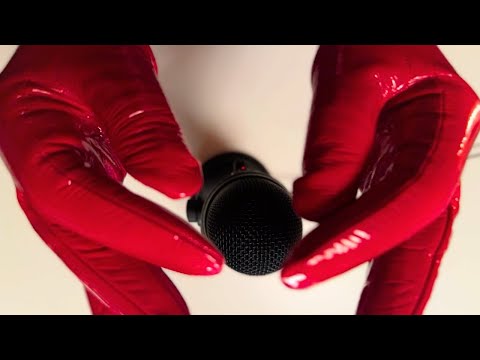 Extreme Gloss Red Leather Gloves ASMR | Satisfying Crinkles for Pure Tingles