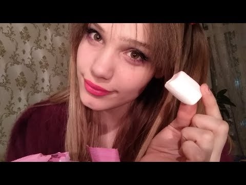 ASMR Eating Marshmallow Mukbang *Whisper* / АСМР Итинг  Маршмэллоу МУКБАНГ (ШЕПОТ)