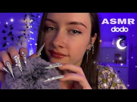 ASMR ~ 1h d'outro avec mes plus longs ongles pour dodo 🌙💅
