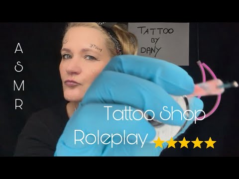 ASMR german  🛑  Tattoo Roleplay • Personal Attention • Tattoo you  • Whispering Kopfkribbeln