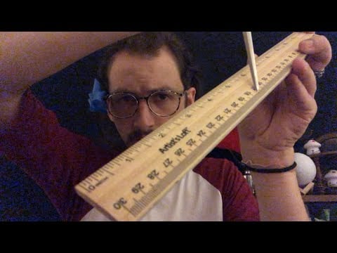 ASMR 2 New & 2 Traditional Ruler Triggers