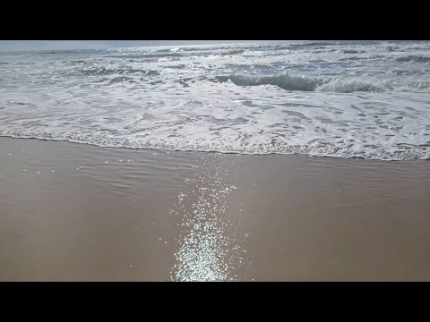 🌊 Calming Sounds Of The Surf At Low Tide. Beautiful Scenery 💦 (asmr white noise)