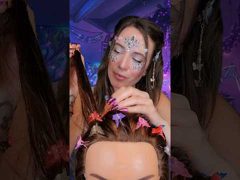 🦋🦋🩵 Butterfly baby🩵🦋🦋 #asmr #short #butterfly #hairstyle