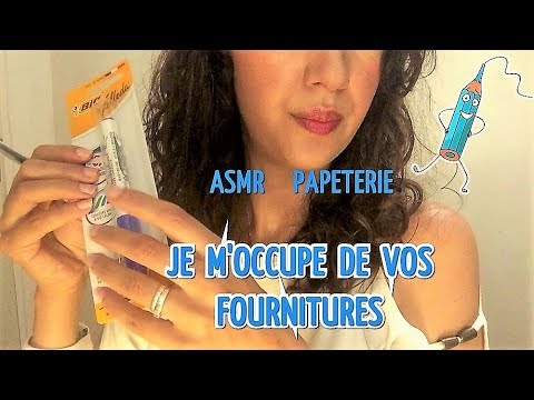 ❤️ Asmr RP - je m’occupe de tes fournitures scolaires - Morti asmr -PAPER SOUNDS -PLASTIC SOUND