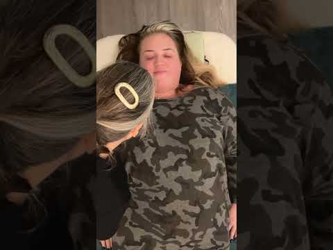 Brave Zoe gets Trauma Release and Abdominal Cupping | Unintentional ASMR Real Person