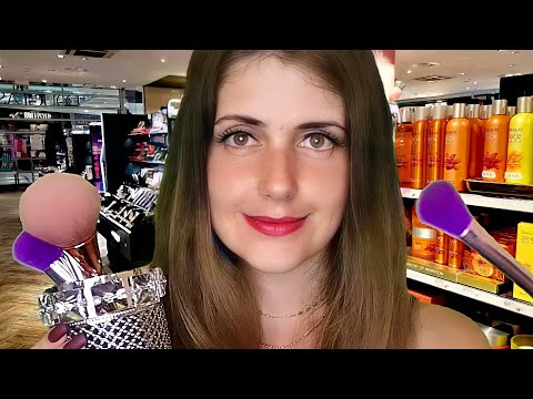 ASMR deutsch DOING YOUR MAKE UP | Ich schminke dich bei Douglas | Personal attention Roleplay german