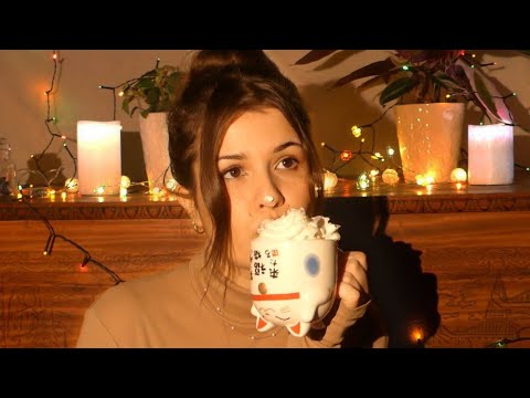 ASMR ropleplay - Soirée cozy au coin du feu! (chuchotements & attentions personnelles)