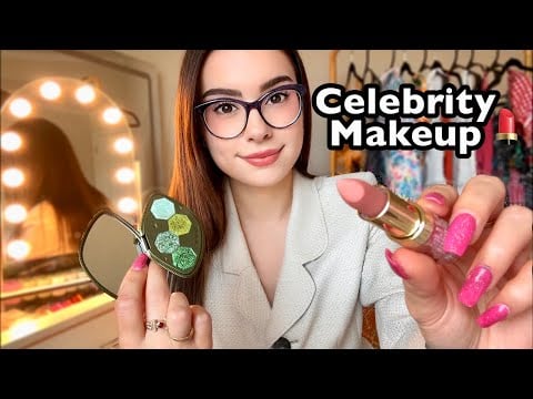 ASMR Doing Your Modeling Makeup (You're a CELEBRITY) 📷 Personal Attention For SLEEP 😴