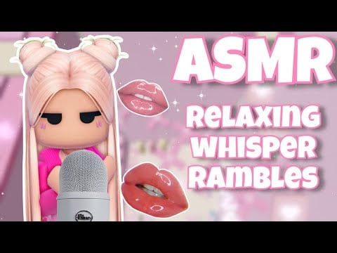 asmr roblox ~ barbie tower! relaxing whisper rambles (crisp + tingly!!)