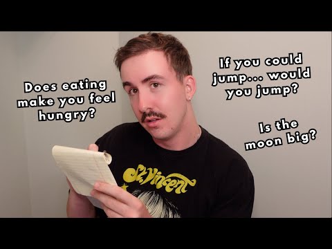 ASMR asking you DUMB personal questions you haven't been asked before (soft spoken + writing noises)