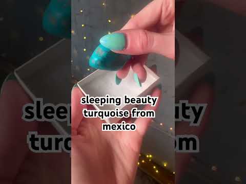 Rare crystal collection 🔮👸 Sleeping beauty turquoise from Mexico 🇲🇽