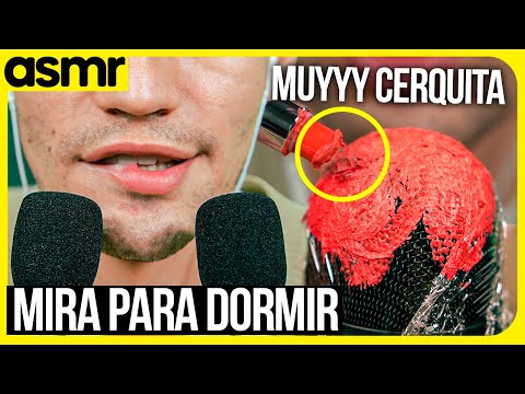 ASMR muy cerca del microfono para dormir ASMR español