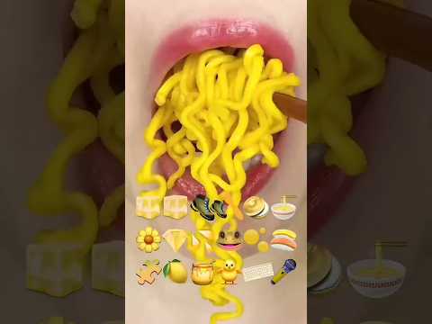 asmr EMOJI FOOD eating sounds(sped up)#asmr#asmrsounds #asmrsounds #audio