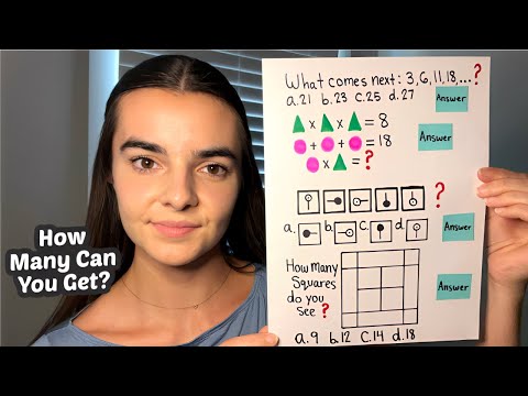 ASMR IQ Test | 25 Questions | How Many Can You Get?