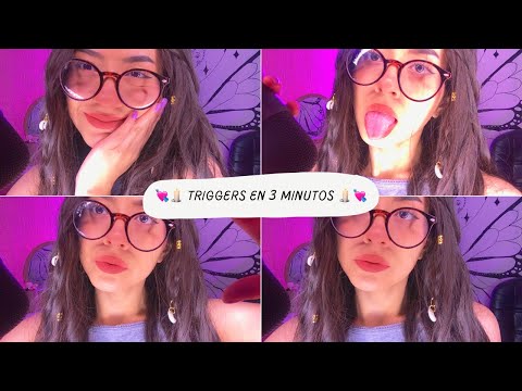 Muchos triggers en 3 minutos ♡ | Andrea ASMR 🦋