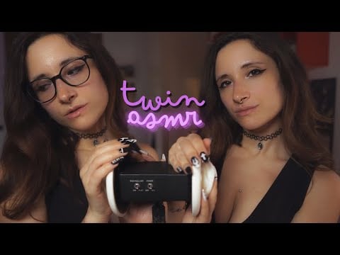 ASMR | Massaggio cremoso con la mia gemella (no talking, 3Dio, cream)