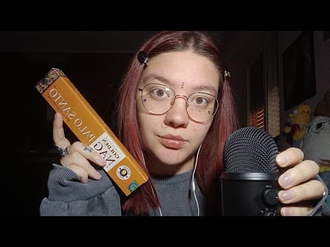 RELAXING INCENSE CLOSE UP & HYPNOSIS (Whispering, Mouth Sounds & more) 😴💜 | ASMR ITA