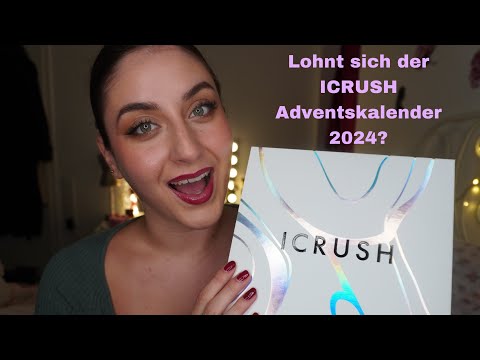 ASMR Lohnt sich der ICRUSH Adventskalender 2024? Adventskalender Unboxing, Whispering, Deutsch