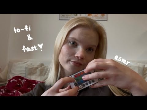 ASMR lo-fi tingles ✨ | tapping, dry mouth sounds, snapping + more 🫶🏻