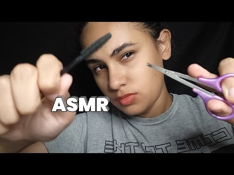 ASMR ROLEPLAY fazendo a sua SOBRANCELHA "caseiro"