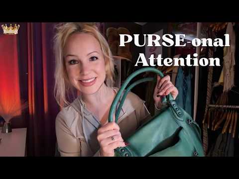 ASMR Personal attention with things in my purse 👜 | rummaging, scratching, & some layered sounds