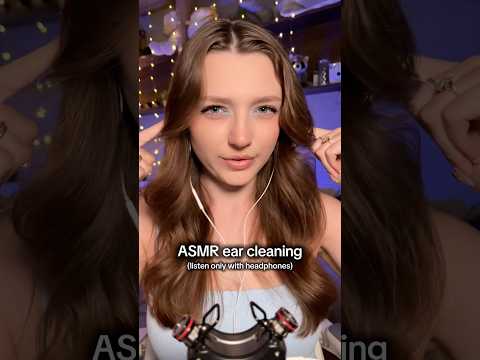 ASMR ear cleaning #asmr #asmrsounds #asmrrelax #asmrsleep #relax #tingles #asmrvideo #relaxingvideos