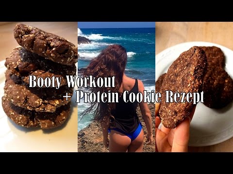 Booty Training + Protein Cookies DIY (vegan) | Makros & komplettes Training