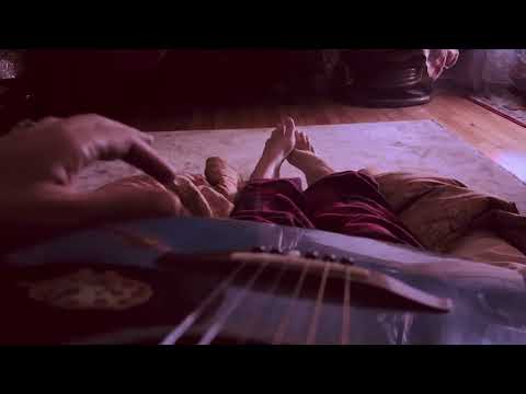 ASMR bare feet guitar play
