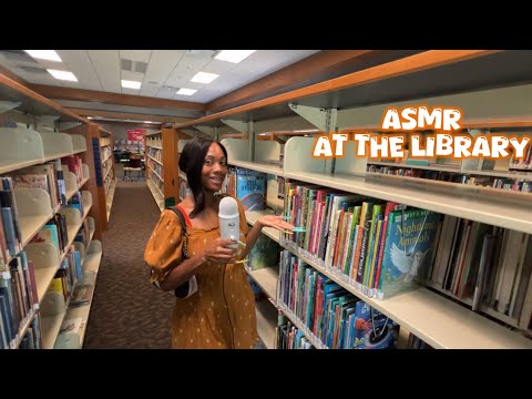 40 Minutes Of Public ASMR At The Library | Blue yeti, Book tapping, scratching, Spine tapping & More