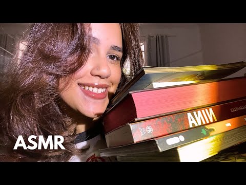ASMR & LIVROS ✨ BATE-PAPO SUAVE PARA RELAXAR | #asmr #asmrcommunity 