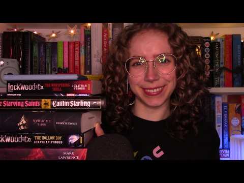 [ASMR] The 7 books I read in February (Monthly Reading Wrap-Up) 📚✨ (whispered book triggers)