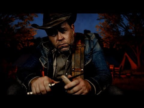 ASMR | Arthur Morgan Fireside (RDR2)
