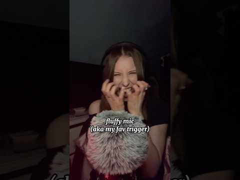 ASMR but it’s the best trigger ever 🤤 #asmr #micscratching #fluffymic