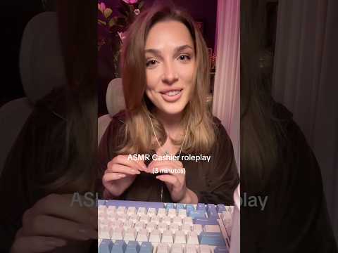 Inspired by @berlin ASMR cashier video. 💖#asmr #asmrroleplays #cashier #tingles #relax