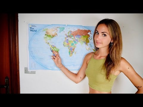 Un video davvero internazionale | ASMR ITA | Geography Lesson 🌍 Curiosità Mondo