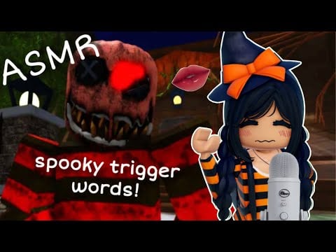 ROBLOX ASMR ~ SPOOKY TRIGGER WORDS FOR SLEEP 🎃💤