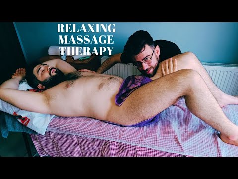 A DEEPLY CALMING MASSAGE FOR THE WHOLE BODY WITH ASMR SOUNDS - CHEST,LEG,BACK,FEET,TICKLISH MASSAGE