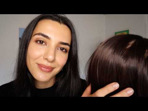 Relaxing Hair Play Salon ASMR - Brush & Trim (Soft Speaking POV)